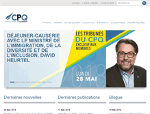 Tablet Screenshot of cpq.qc.ca